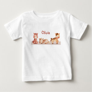 Camiseta Pequeno Fazenda Cujo Nome Personalizado Pessoal