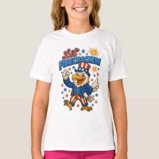 Camiseta Pequeno Fogos de Artifício Águia Clássica Liberda