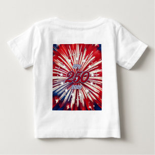 Camiseta Pequeno Fogos de Artifício do Nonno! EUA 250 Fogos