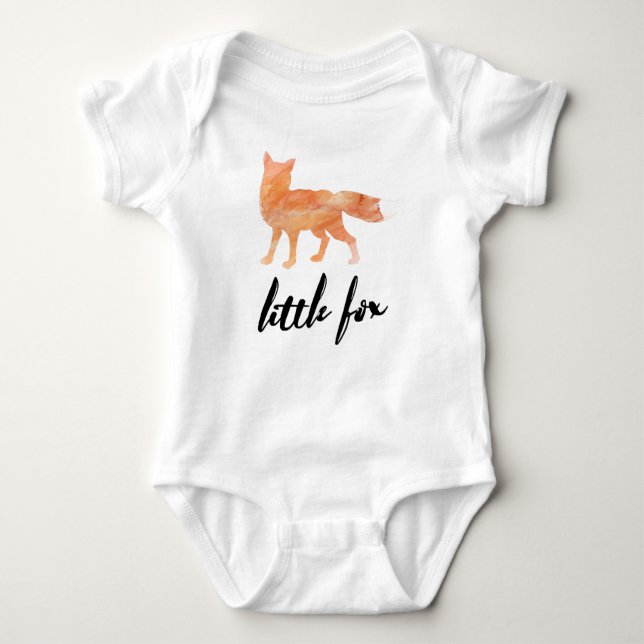 Camiseta Pequeno Fox Baby Romper (Frente)