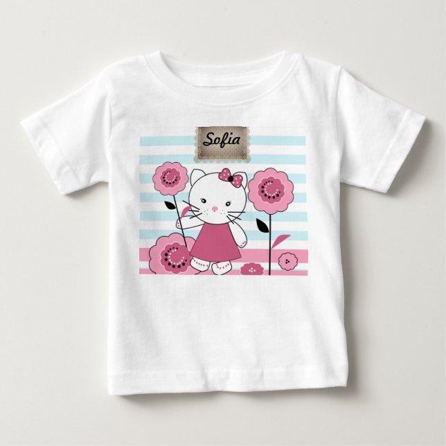 Camiseta Pequeno Gatinho (Frente)