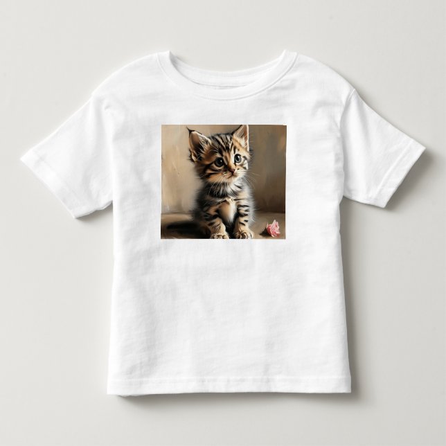 Camiseta Pequeno gato (Frente)