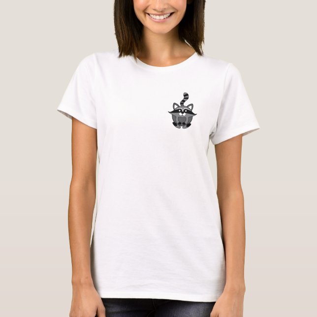 Camiseta Pequeno Guaxinim (Frente)