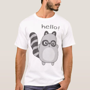 Camiseta Pequeno guaxinim bonito
