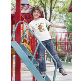 Camiseta Pequeno Herói para os Animais - Camisa-T de Crianç