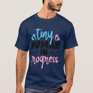 Camiseta Pequeno Homem Em Curso Mamães Grávidas Engraçadas 
