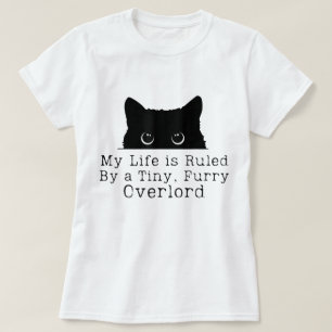 Camiseta Pequeno Humor de Gato Senhor Feio