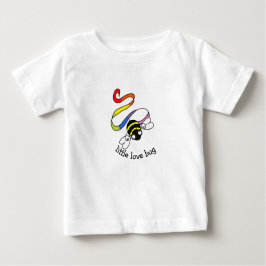 Camiseta Pequeno Inseto de Amor Bebê e Crianças
