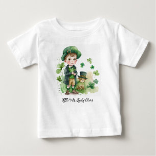 Camiseta Pequeno Irich Boy & Puppy Nome Personalizado