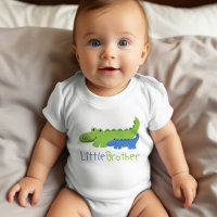 Pequeno Irmão Alligador Azul e Verde
