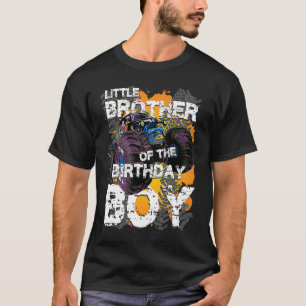 Camiseta Pequeno Irmão Do Monstro De Aniversário M