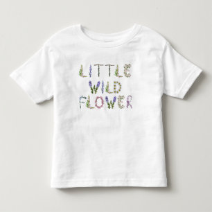 Camiseta Pequeno jardim floral de flores silvestres
