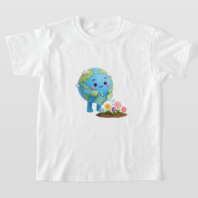 Camiseta Pequeno Jardineiro do Planeta (Postura )