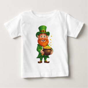 Camiseta Pequeno Legenda Sortuda Cartoon Leprechaun