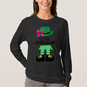 Camiseta Pequeno Leprechaun Com Crianças De Dia de São Patr
