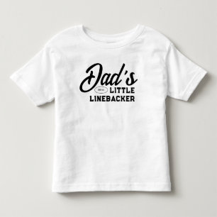 Camiseta Pequeno Linebacker de Futebol Americano do Papai M