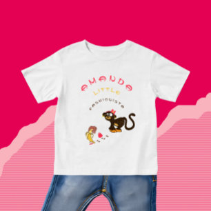 Camiseta Pequeno macaco