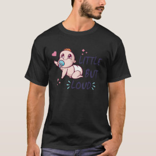Camiseta Pequeno, mas alto - Bebê - Recém-nascido chorando