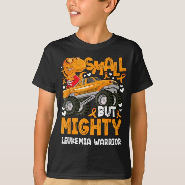 Camiseta Pequeno Mas Poderoso Guerreiro da Leucemia Leucemi (Frente)