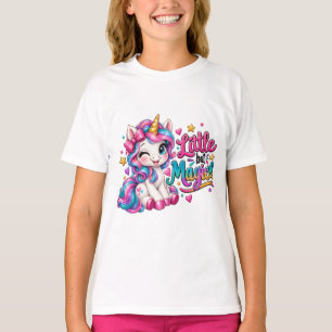 Camiseta Pequeno mas Unicórnio Mágico