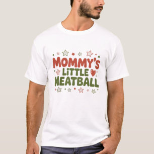 Camiseta Pequeno Meatball De mamãe: Ímã Engraçado