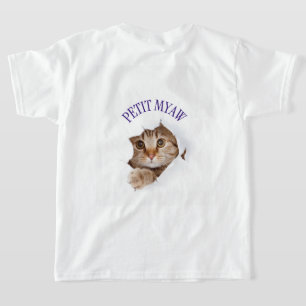Camiseta pequeno meu gatinho