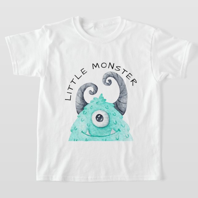 Camiseta Pequeno Monstro de Meninos Bonitos (Postura )