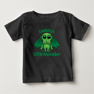 Camiseta Pequeno Monstro e Cute Bebê Cthulhu