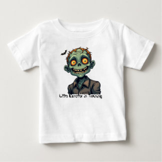 Camiseta Pequeno Monstro em Treinamento – Roupas de Hallowe