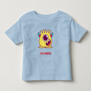 Camiseta Pequeno monstro (texto personalizável)