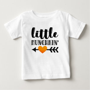 Camiseta Pequeno Munchkin Cardíaco Seta Moderna Baby