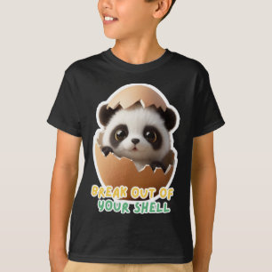 Camiseta Pequeno Panda@break Do Seu Vedante
