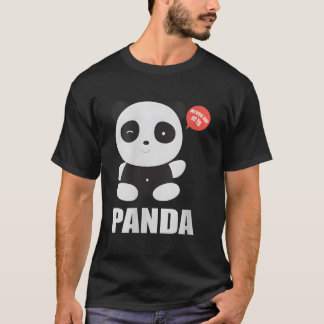 Camiseta Pequeno Panda Nunca Diz Não Ao Panda