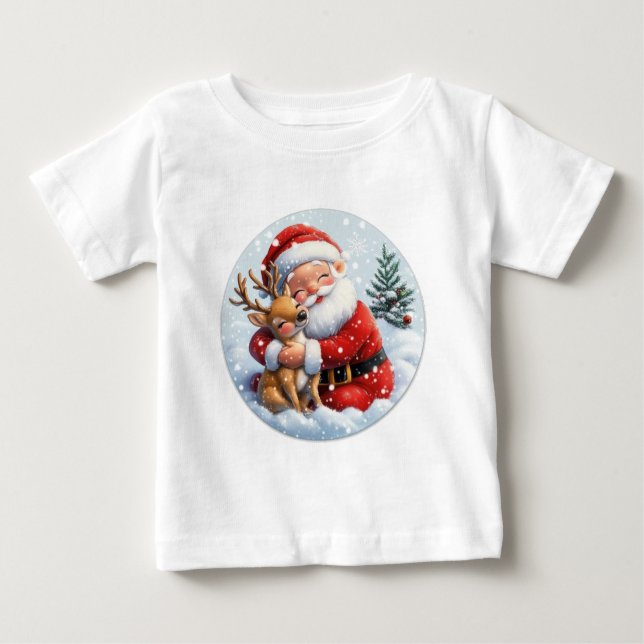Camiseta Pequeno papai noel (Frente)