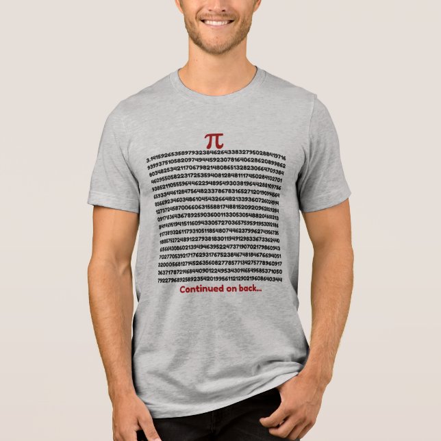 Camiseta Pequeno Pedaço de Pi (Frente)