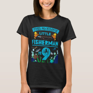 Camiseta Pequeno Pescador Mirim Agora Tem 9 Aniversário De