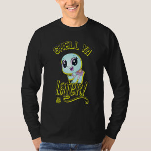 Camiseta Pequeno Pet Compra Shell Ya Mais Tarde Tartaruga!