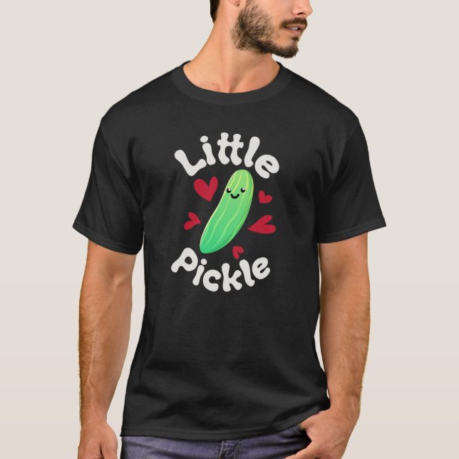 Camiseta Pequeno Pickle Cute Engraçado Lover (Frente)