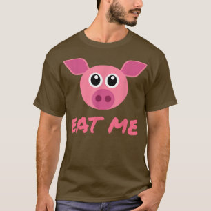 Camiseta Pequeno Porco Diz Comer-Me