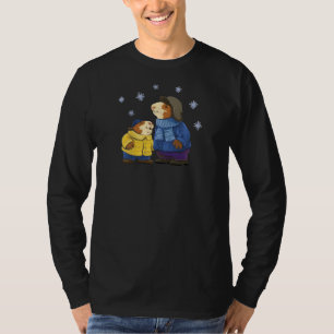Camiseta Pequeno Porco-guincho com Mãe