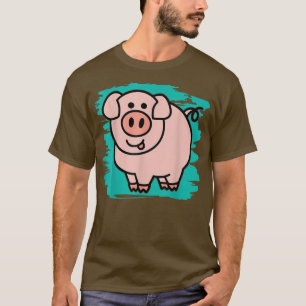 Camiseta Pequeno Porco I Bonito Porco I Crianças Porco