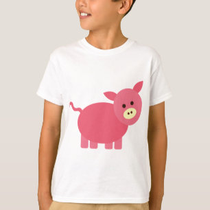 Camiseta Pequeno Porquinho Bonito