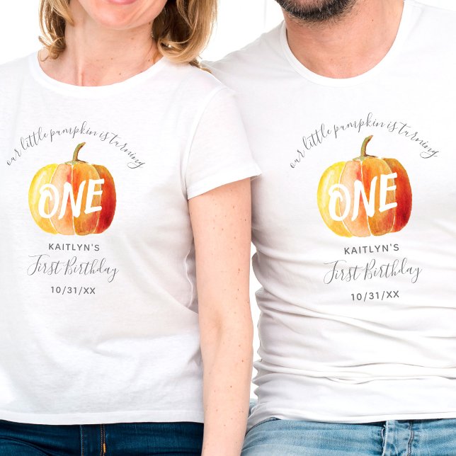 Camiseta Pequeno primeiro aniversario (Criador carregado)