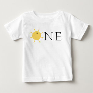 Camiseta Pequeno primeiro aniversario Sol Um