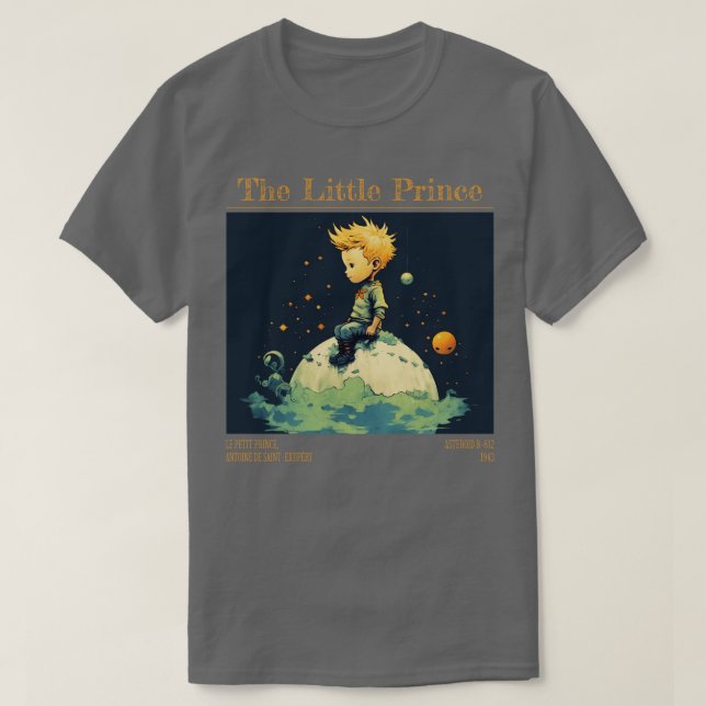 Camiseta Pequeno Príncipe Le Petit Príncipe livros infantis (Frente do Design)