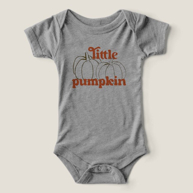 Camiseta Pequeno Pumpkin (Design frontal)