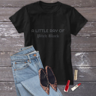 Camiseta Pequeno Raio de Víblias Brancas Negras