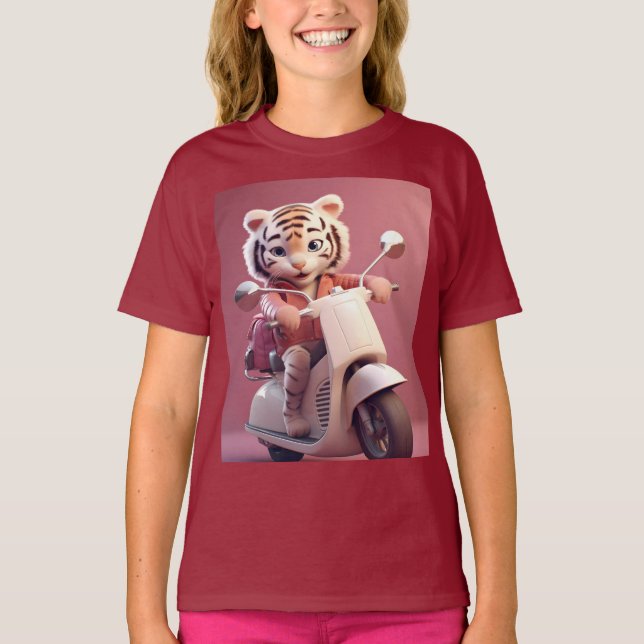 Camiseta Pequeno Raio, Grande Tigre de Sonhos (Frente)