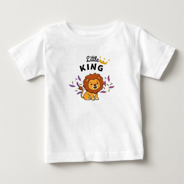 Camiseta Pequeno Rei Desenhado  (Frente)