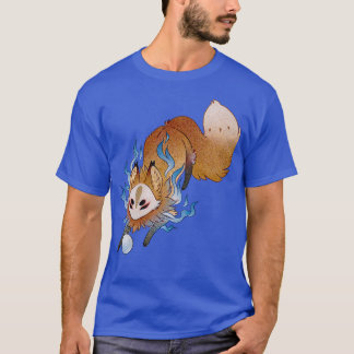 Camiseta Pequeno Sabp TeaKitsune Fox Yokai